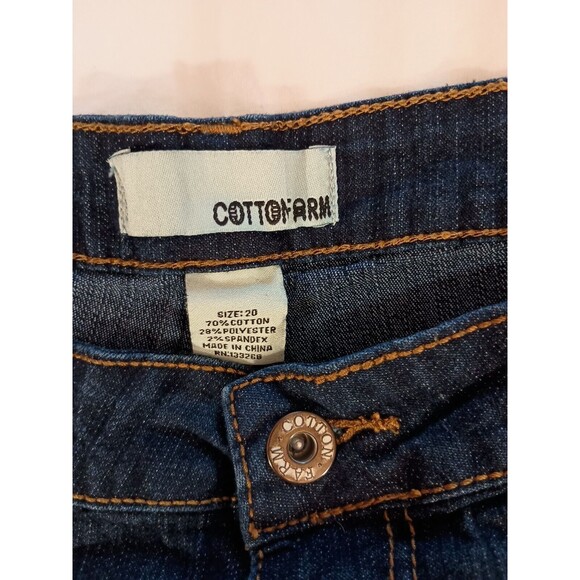 Cotton Farm Jeans Plus Size 20 Blue Skinny - Picture 9 of 9